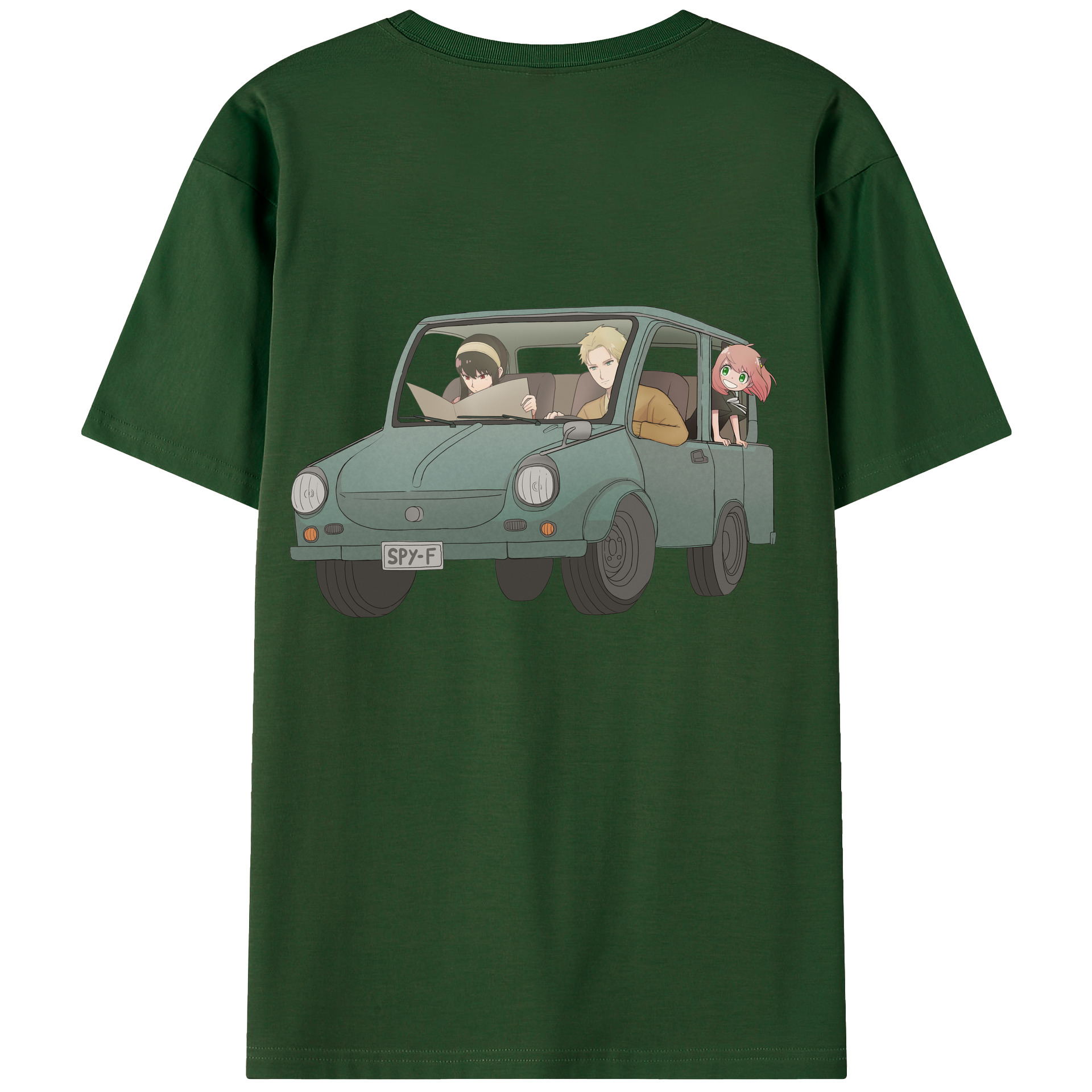 （画像用） SPY×FAMILY间谍家家酒 綿100％半袖Tシャツ（背面プリント）